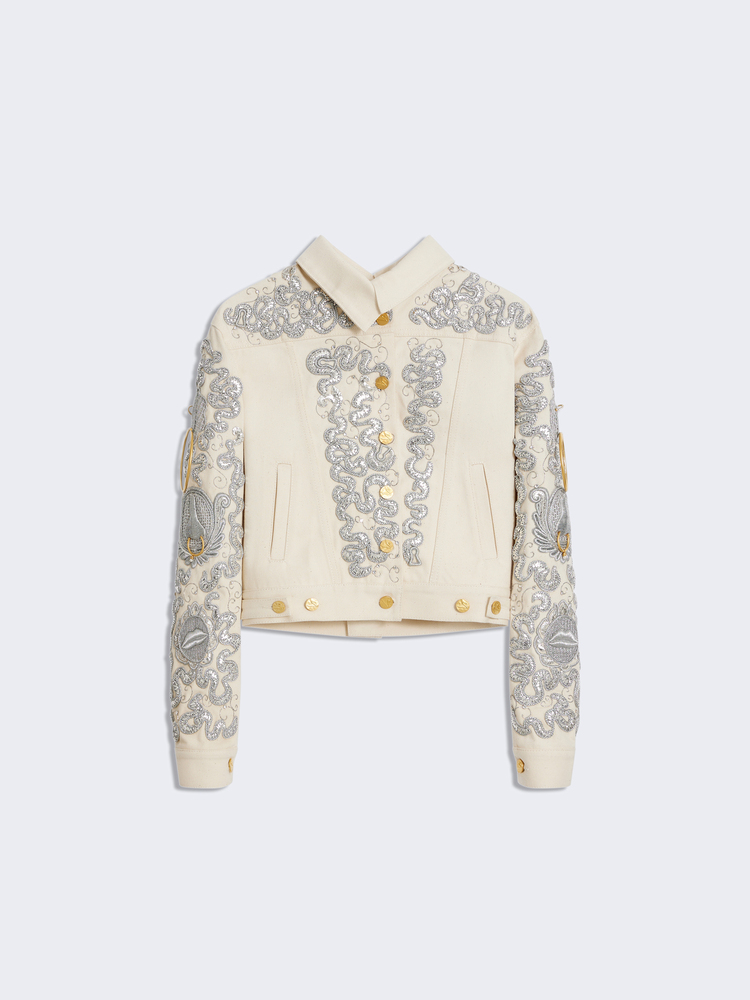 Embroidered denim jacket - E-SHOP - Ready-to-Wear | Maison