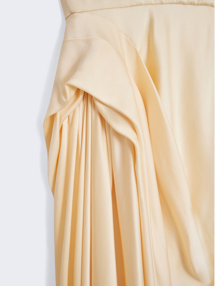 Schiaparelli Long Stoup Bustier Dress, Haute Couture Designer